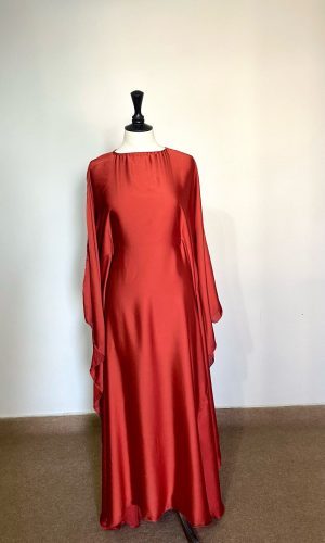 Silk kaftan ( Rust )