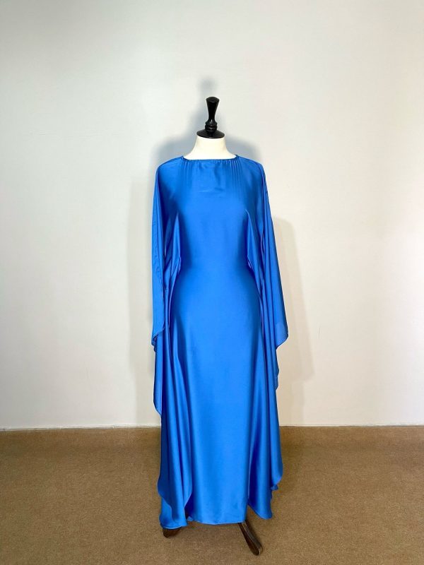 Silk Kaftan ( Persian blue)